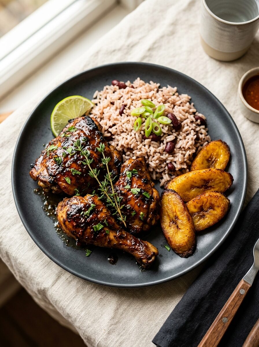 Jerk Chicken, Overnight marinated, coals-kissed. Our most-requested dish -...