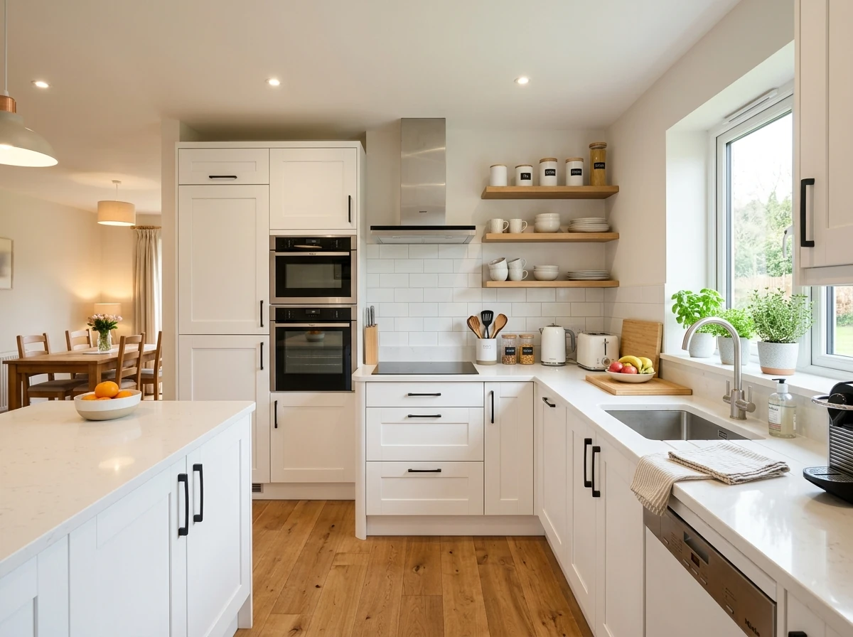 A bright, modern kitchen